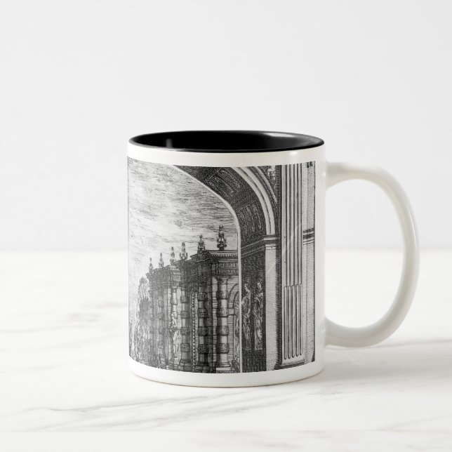 Scene from 'The Shepherd's Oracles' Two-Tone Coffee Mug (Right)