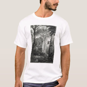 Scene in a Brazilian Forest engraved by T-Shirt