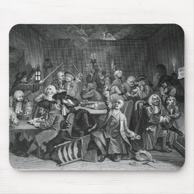 Scene in a Gaming House Mouse Mat (Front)