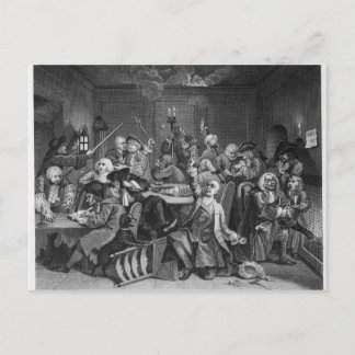 Scene in a Gaming House Postcard