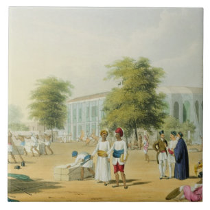 Scene in Bombay, from Volume I of 'Scenery, Costum Tile