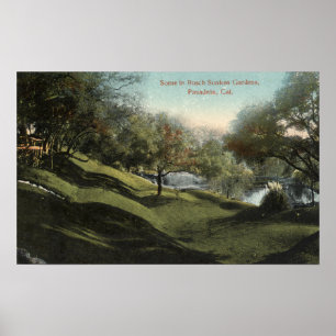 Scene in Busch Sunken Gardens Poster