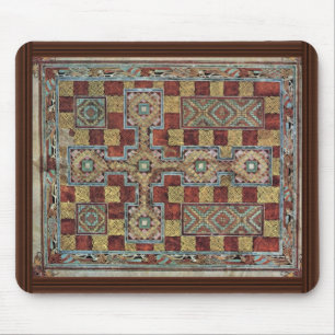 Scene Lindisfarne Gospels: Carpet Page By Meister Mouse Mat