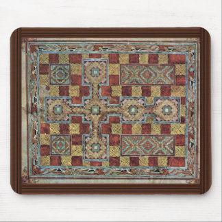 Scene Lindisfarne Gospels: Carpet Page By Meister Mouse Mat