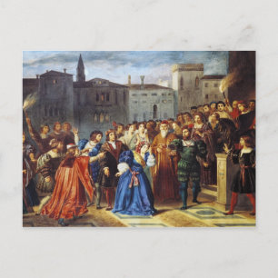 Scene of Confrontation Postcard