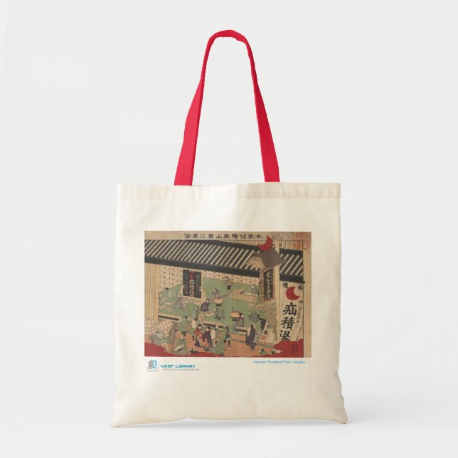 Scene of Japanese Pharmacy Tote Bag (Front)