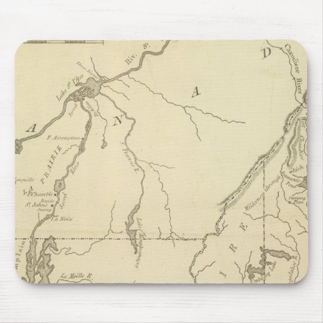 Scene of Operations of the Northern Army Mouse Mat (Front)