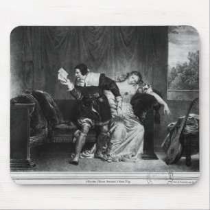 Scene of the cousin's letter mouse mat