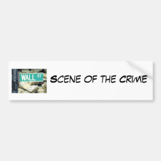 Scene of the Crime Bumper Sticker