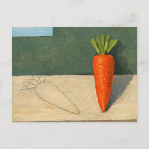 Scene of the Crime Carrot Artwork Postcard
