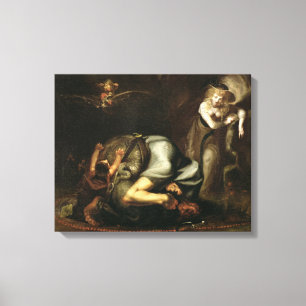 Scene of Witches from 'The Masque of Queens' by Be Canvas Print