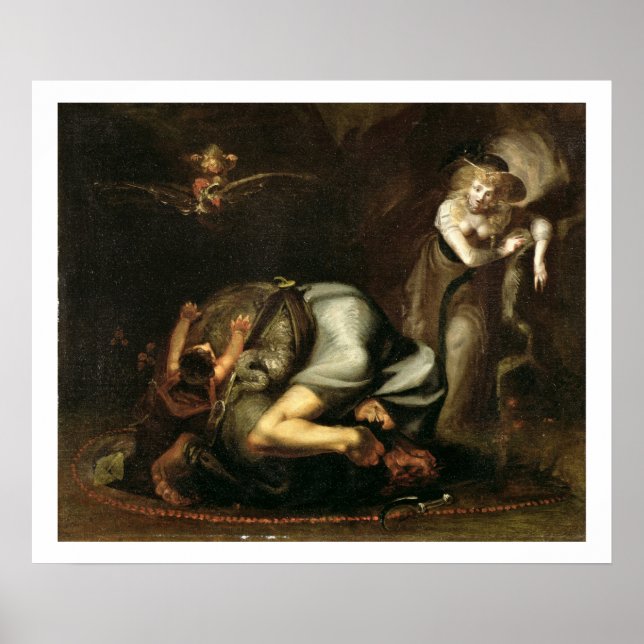 Scene of Witches from 'The Masque of Queens' by Be Poster (Front)