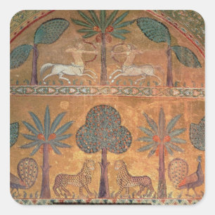 Scene with Centaurs, from the Room of King Ruggero Square Sticker