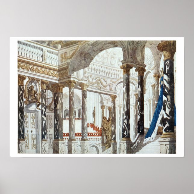 Scenery design for The Baptism, from Sleeping Beau Poster (Front)