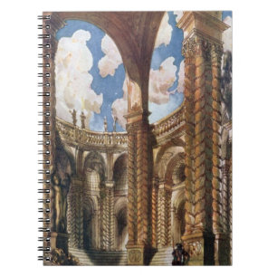 Scenery design for the Betrothal, from Sleeping Be Notebook