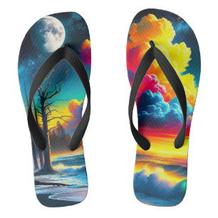 Scenery Flip Flops