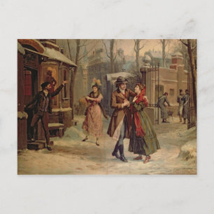 Scenery for the scene with Mimi and Rodolfo Postcard