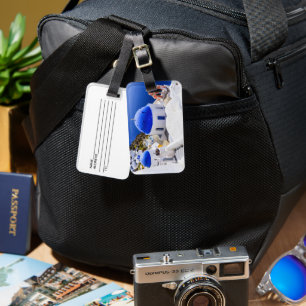 Scenery in Oia Luggage Tag