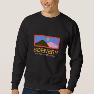 "Scenery Masterpiece - Minimalist Nature Tee" Sweatshirt