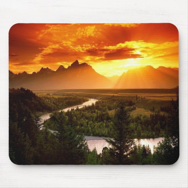 Scenery-Mountains Mouse Mat (Front)