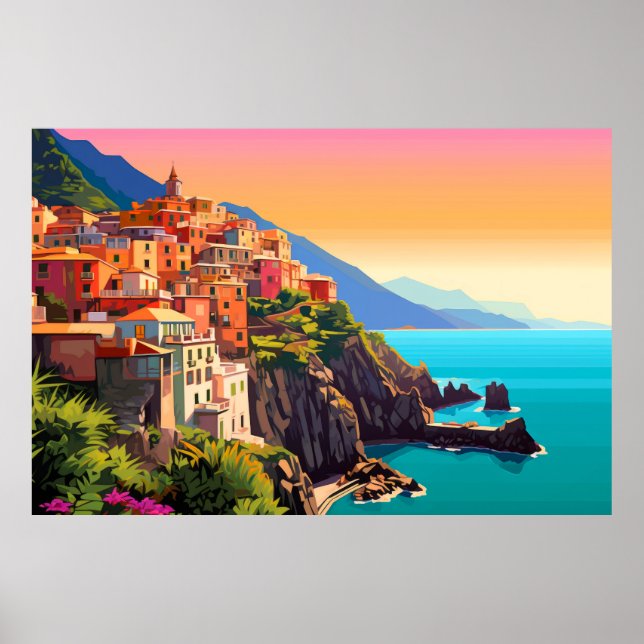 Scenery Panoramic Architecture Landscape Nature Poster (Front)