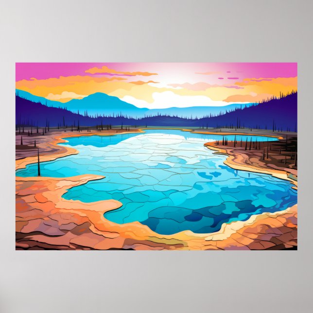 Scenery Panoramic Landscape Nature Poster (Front)
