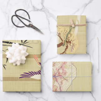 Scenery Ukiyo-e Wrapping Paper Sheet
