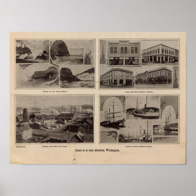 Scenes Aberdeen, Wash Poster (Front)