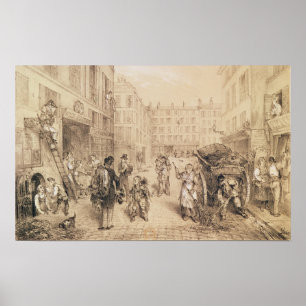 Scenes and Morals of Paris Poster