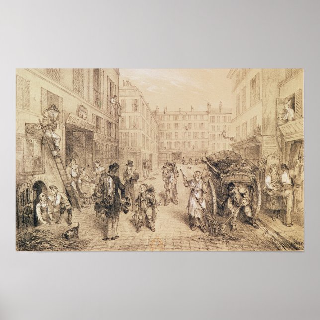 Scenes and Morals of Paris Poster (Front)