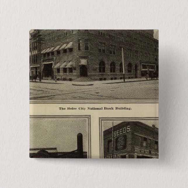 Scenes, Boise, Idaho 15 Cm Square Badge (Front)