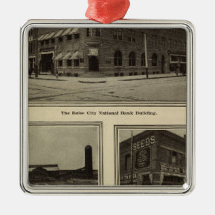Scenes, Boise, Idaho Metal Tree Decoration