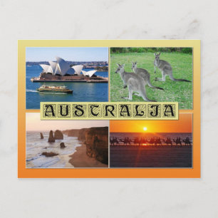Scenes from Australia Postcard