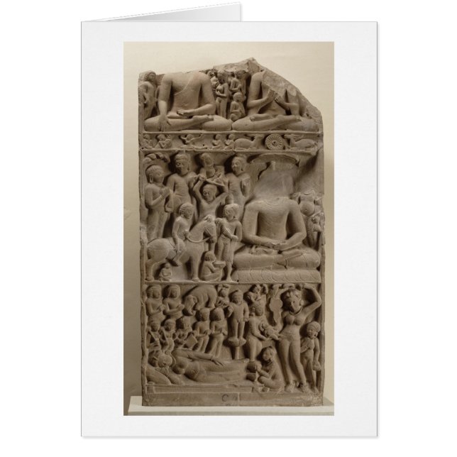 Scenes from Buddha's life, Sarnath, Uttar Pradesh (Front)
