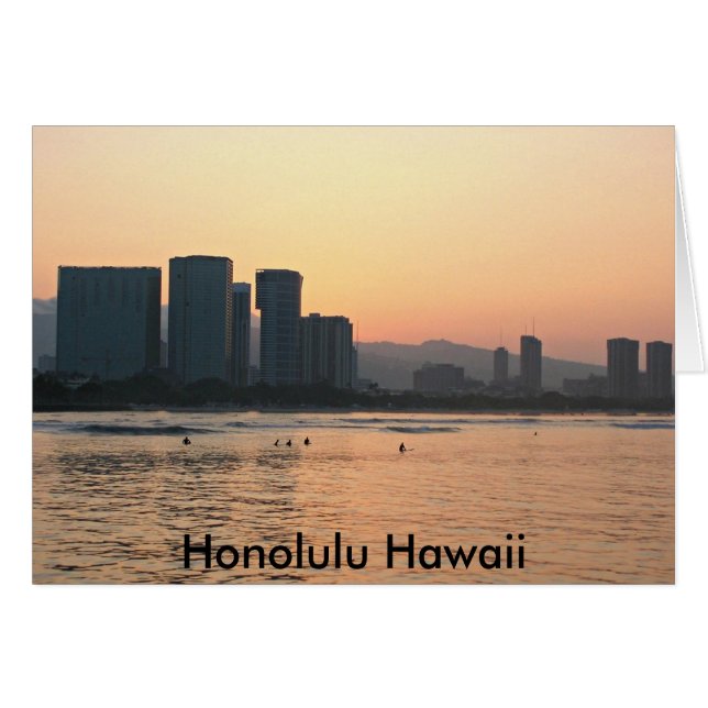Scenes from Hawaii Card (Front Horizontal)