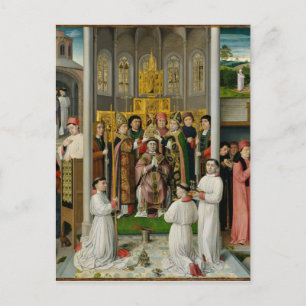 Scenes from Life of Saint Augustine Postcard