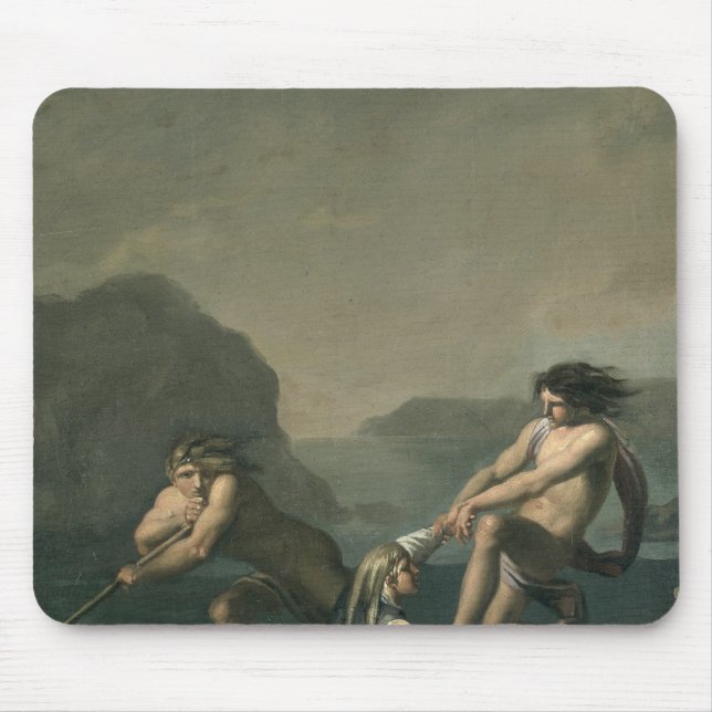 Scenes from 'Niels Klim's Subterranean Journey' Mouse Mat (Front)