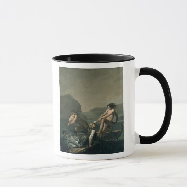 Scenes from 'Niels Klim's Subterranean Journey' Mug (Right)