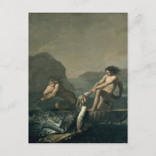 Scenes from 'Niels Klim's Subterranean Journey' Postcard