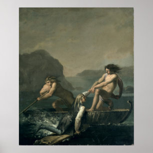 Scenes from 'Niels Klim's Subterranean Journey' Poster