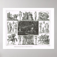 Scenes from Norse and Germanic mythology