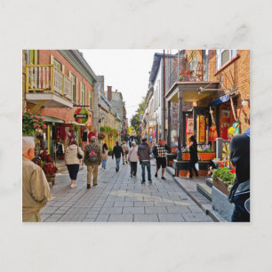 Scenes from Quebec City Postcard