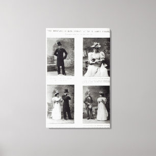 Scenes from The Importance of Being Earnest, by Os Canvas Print