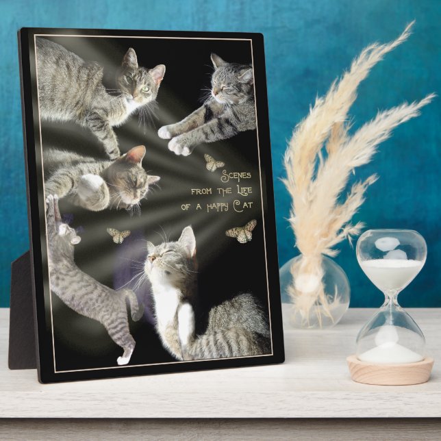 Scenes from the Life of a Happy Cat Plaque (Side)