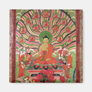 Scenes from the life of Buddha Magnet