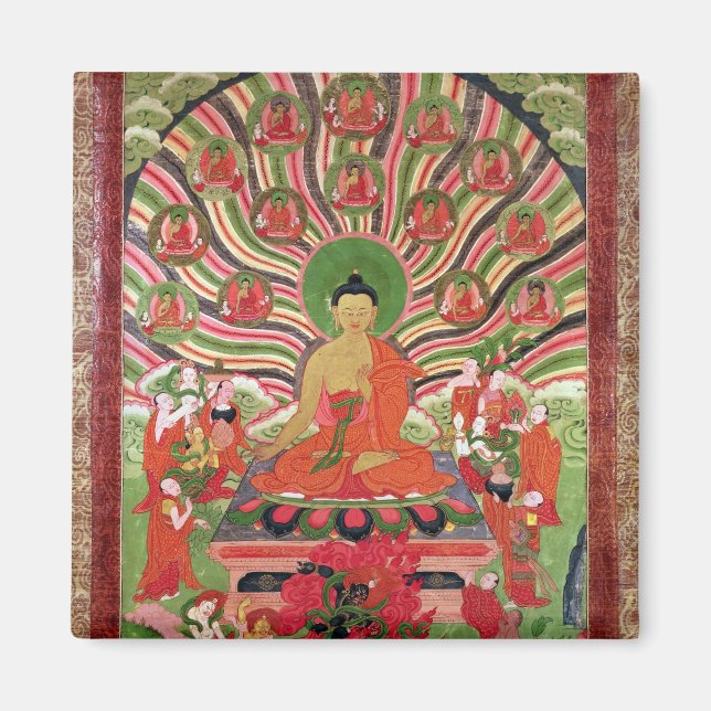 Scenes from the life of Buddha Magnet (Front)