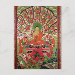 Scenes from the life of Buddha Postcard