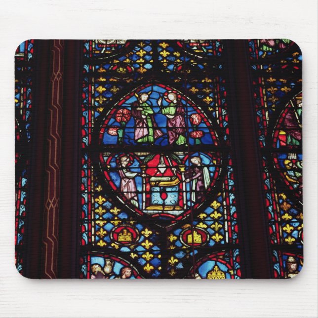 Scenes from the Old Testament, 13th century (stain Mouse Mat (Front)