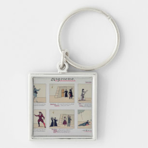Scenes from the Opera 'Rigoletto' Key Ring