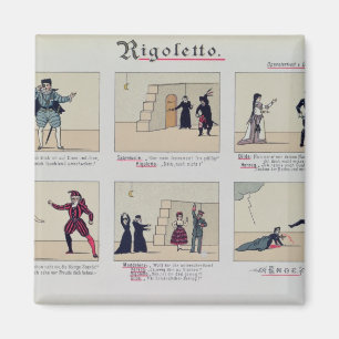 Scenes from the Opera 'Rigoletto' Magnet